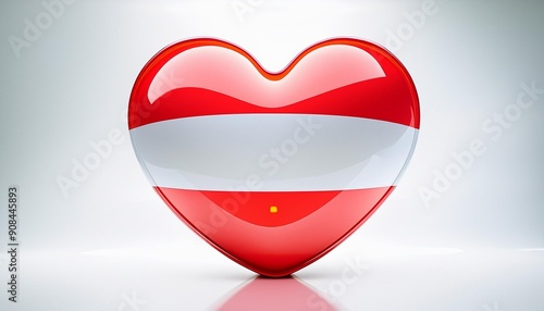 Free Download AUSTRIA FLAG IN LOVE - GFXLoad