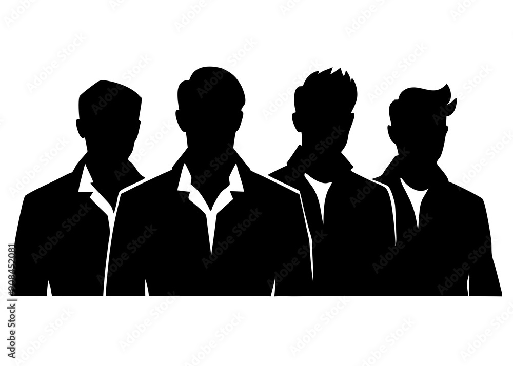 Versatile Man Silhouettes: Perfect for Graphic Design and Art Projects Versatile Man Silhouettes: Perfect for Graphic Design and Art Projects