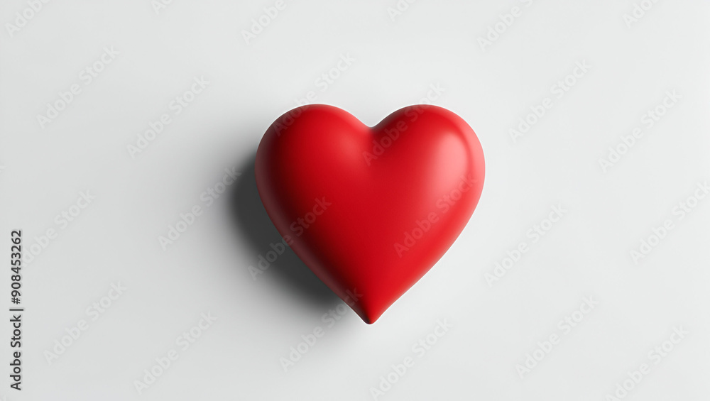 red colour heart copy space ganrative.ai red colour heart copy space ganrative.ai