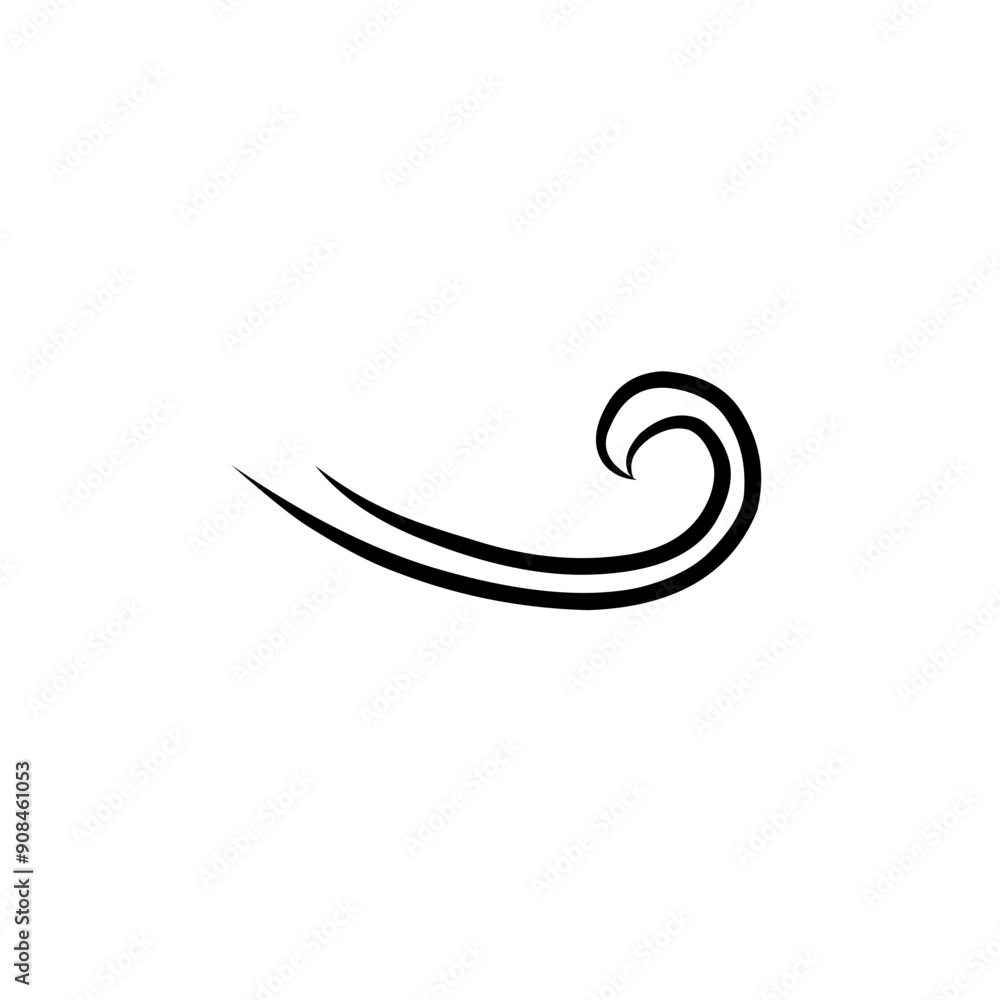 Swirl ornament stroke decoration Swirl ornament stroke decoration