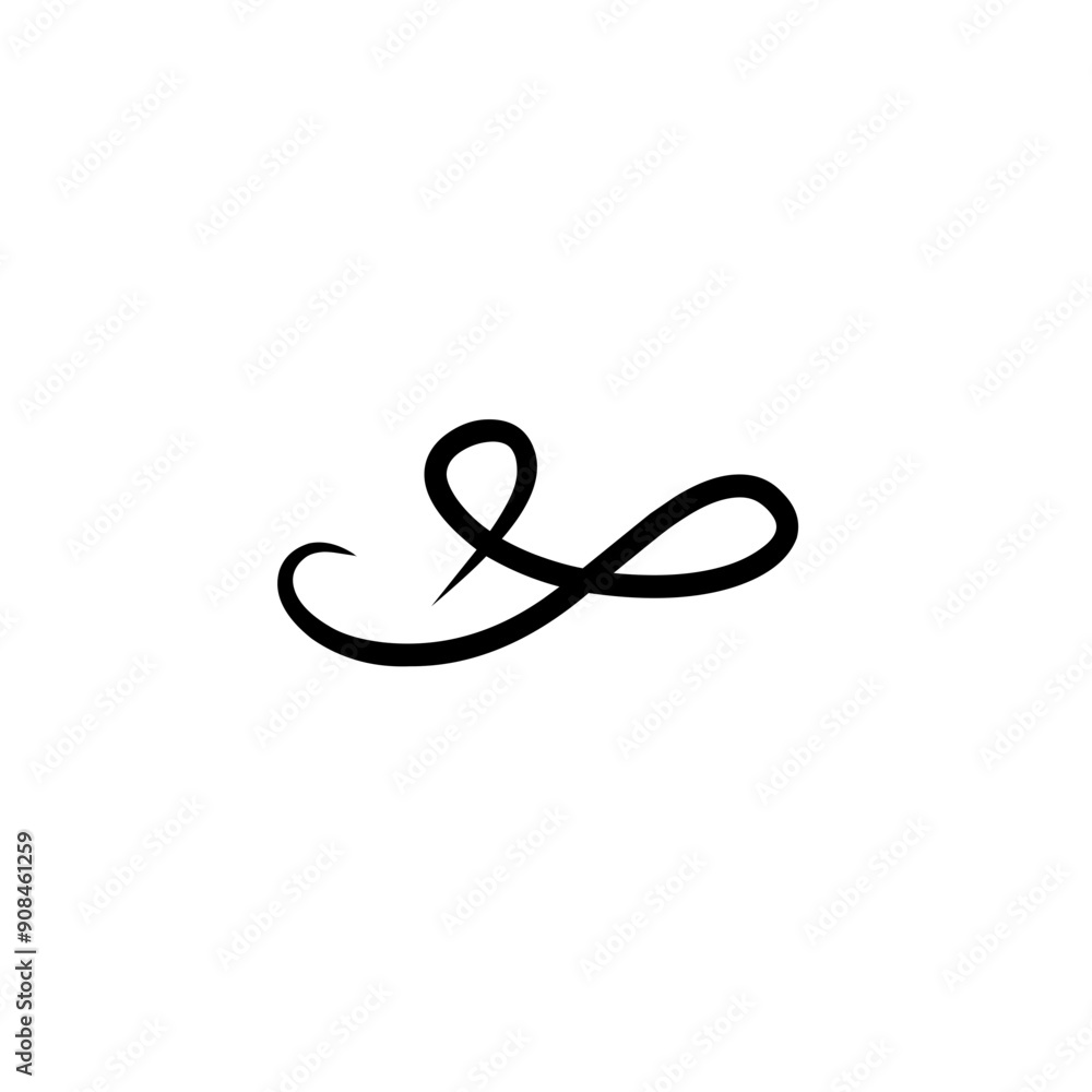 Swirl ornament stroke decoration Swirl ornament stroke decoration