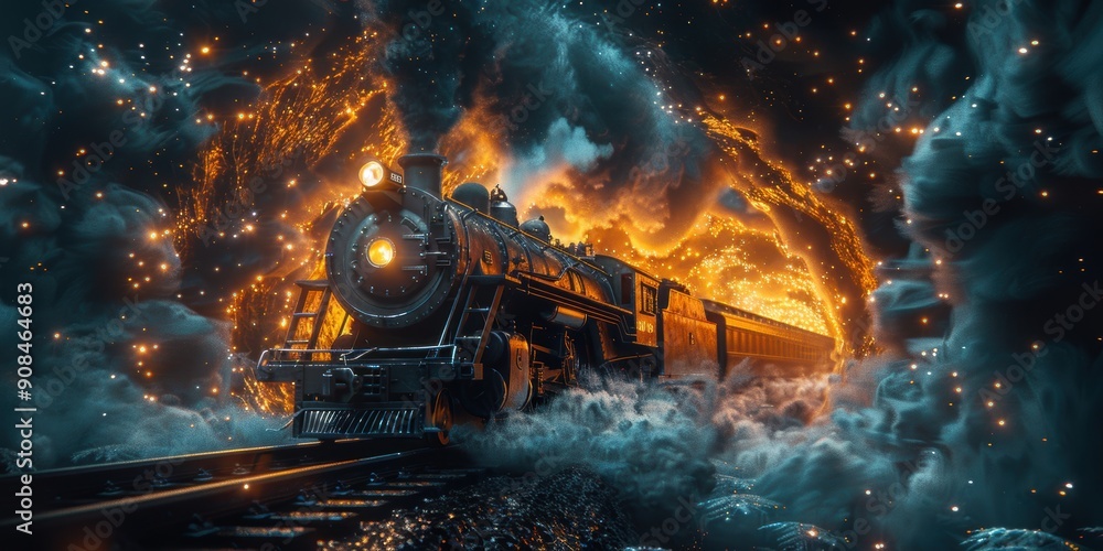 Train Through the Cosmic Portal Train Through the Cosmic Portal
