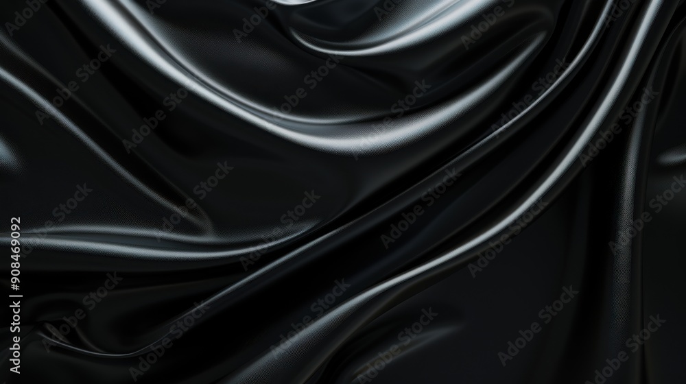 Fototapeta premium A sleek black background with a smooth matte finish, offering a luxurious and elegant feel, perfect for highlighting vibrant colors and intricate details, creating a dramatic and sophisticated