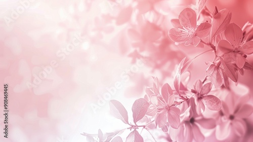 A pink background with soft gradients and delicate floral patterns, evoking feelings of romance and femininity, perfect for wedding invitations, beauty products, and elegant designs