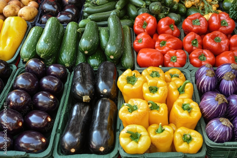 Natural Composition of Assorted Organic Vegetables Natural Composition of Assorted Organic Vegetables