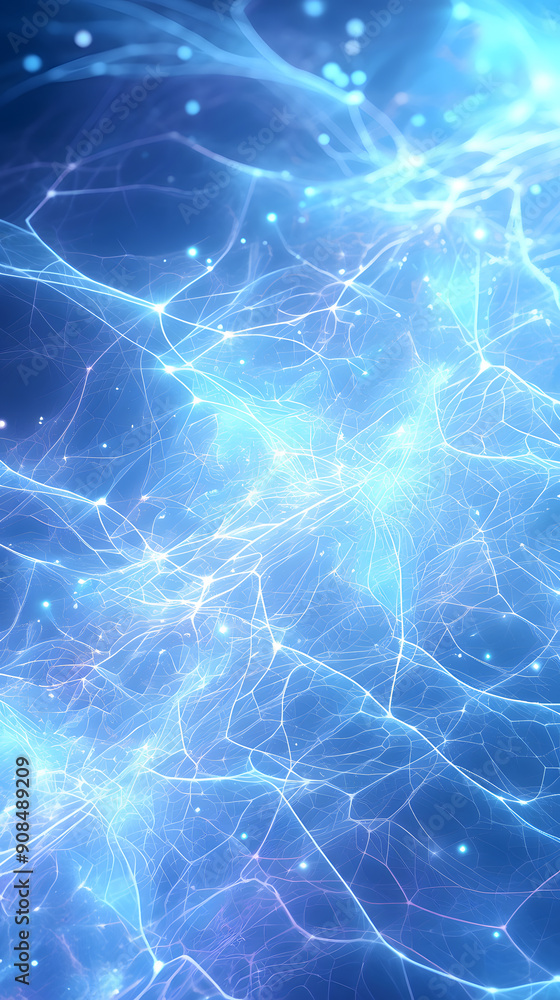 Digital universe intertwined network dots and lines abstract poster background Digital universe intertwined network dots and lines abstract poster background
