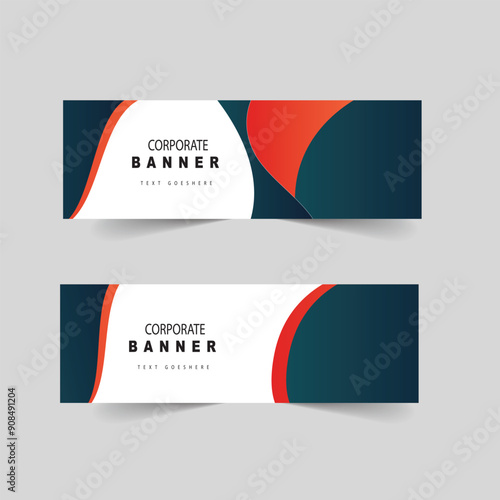 Print banners of standard size with a place for photos. Business ad banner. Vertical, horizontal and square template. vector illustration