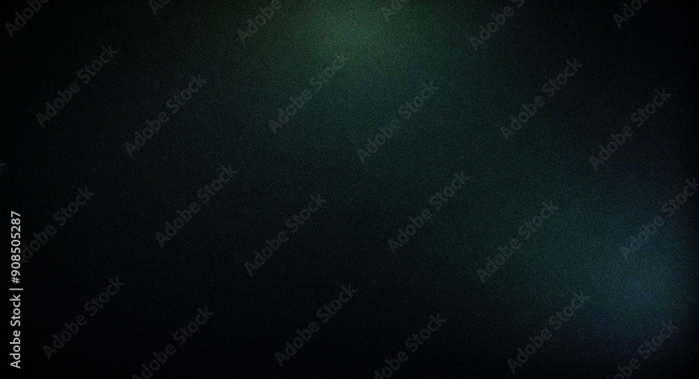 Obraz premium black green noisy color gradient banner, dark textured poster header cover backdrop design