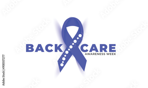 Back Care Awareness Week. background, banner, card, poster, template. Vector illustration.