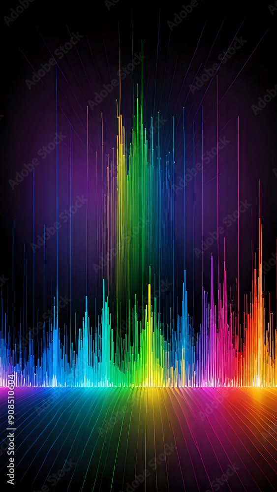 Abstraktion Regenbogengrafik 9x16. Hintergrund für das Design 3. Abstraktion Regenbogengrafik 9x16. Hintergrund für das Design 3.