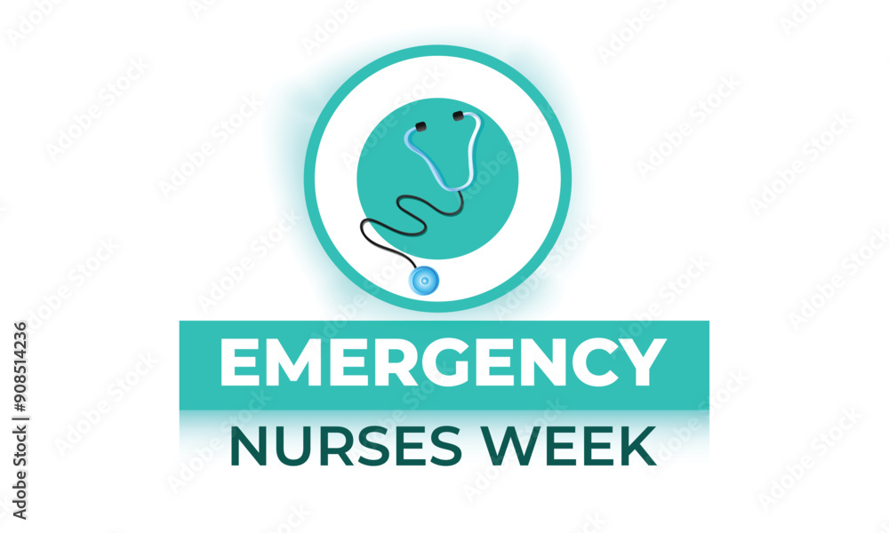 Emergency Nurses week. background, banner, card, poster, template. Vector illustration. Emergency Nurses week. background, banner, card, poster, template. Vector illustration.