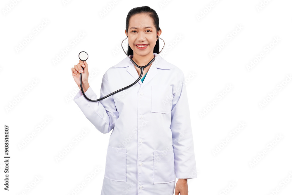 Female doctor isolated transparent Female doctor isolated transparent