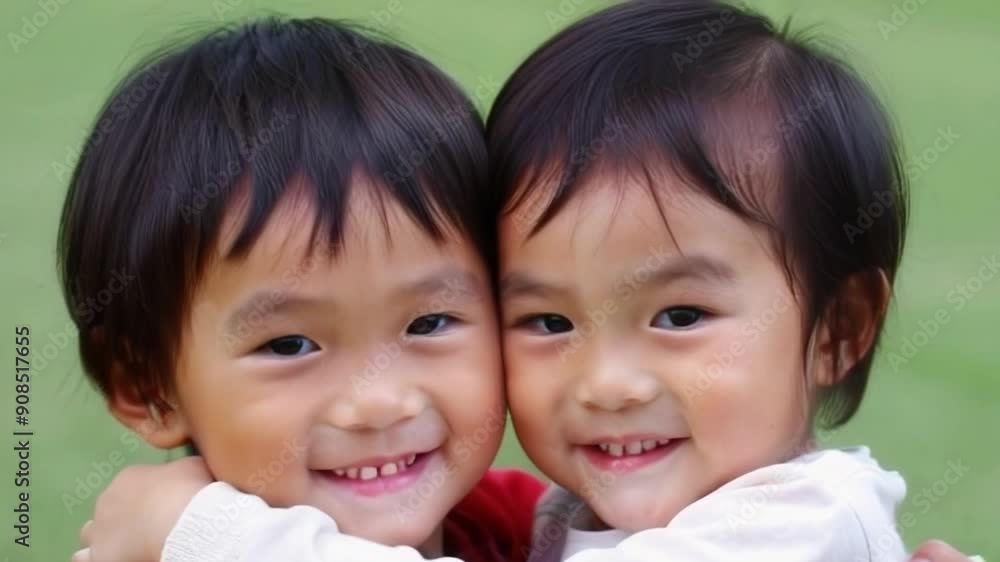 Sibling Love: Young Brother and Sister Embracing Sibling Love: Young Brother and Sister Embracing