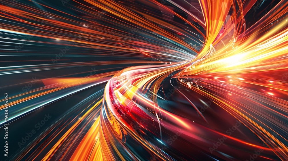Velocity of Success - Abstract Digital Art Illustrating Swift Business Advancement Velocity of Success - Abstract Digital Art Illustrating Swift Business Advancement