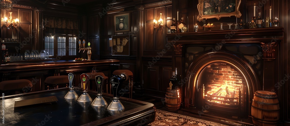 A classic pub with dark wood interiors, a roaring fireplace, and a selection of traditional ales and beers served from antique taps. A classic pub with dark wood interiors, a roaring fireplace, and a selection of traditional ales and beers served from antique taps.