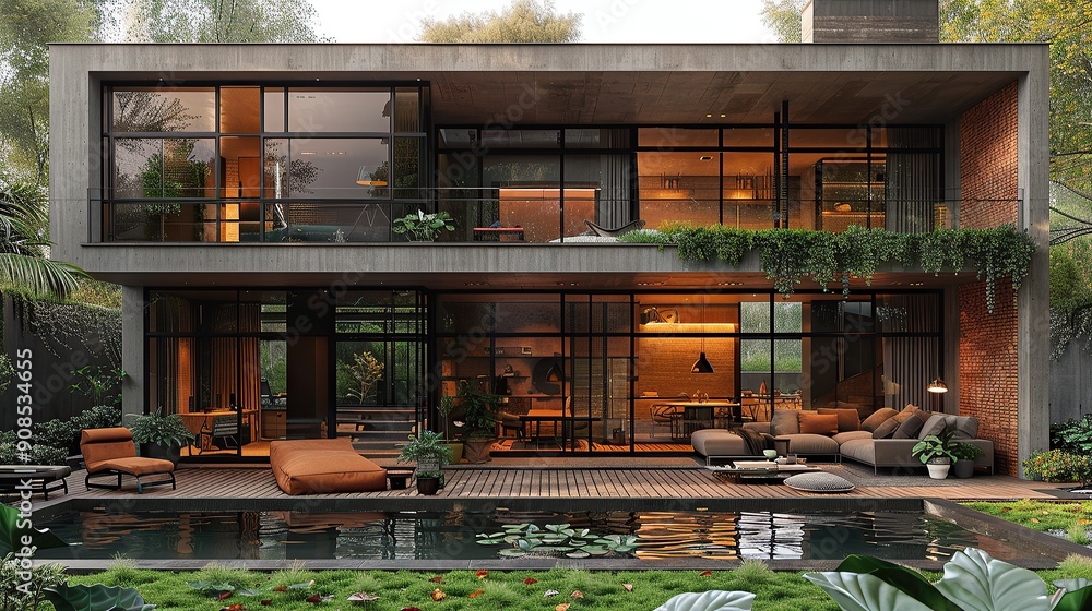 Modern luxury mansion Modern luxury mansion