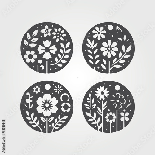 Tree logo mark design. Organic nature icon. Natural plant emblem. Tree of life symbol.