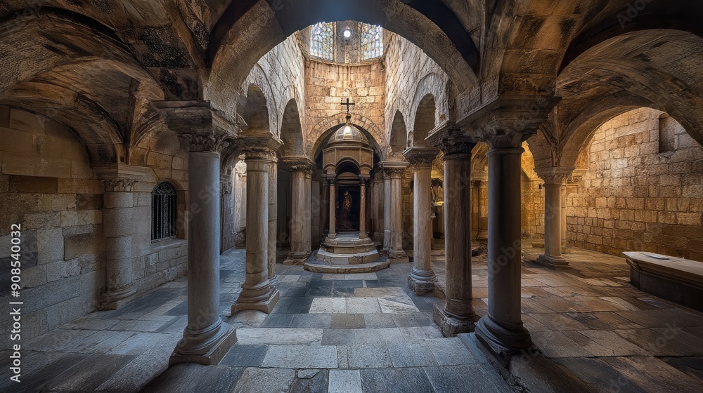 Israeli Church The Church of the Holy Sepulchre, Jerusalem, Israel. A captivating ...