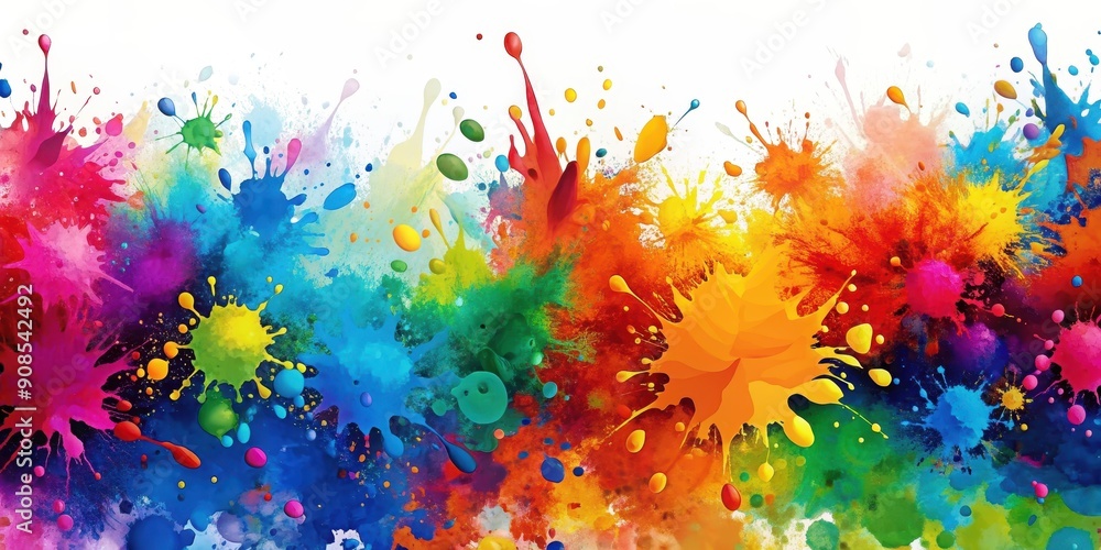 Abstract splatter background with colorful paint drops and splashes, abstract, splatter, background, colorful, paint, drops Abstract splatter background with colorful paint drops and splashes, abstract, splatter, background, colorful, paint, drops