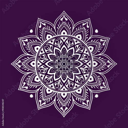 Ornamental mandala pattern