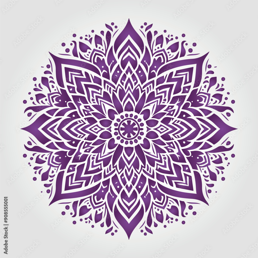 Ornamental mandala pattern Ornamental mandala pattern