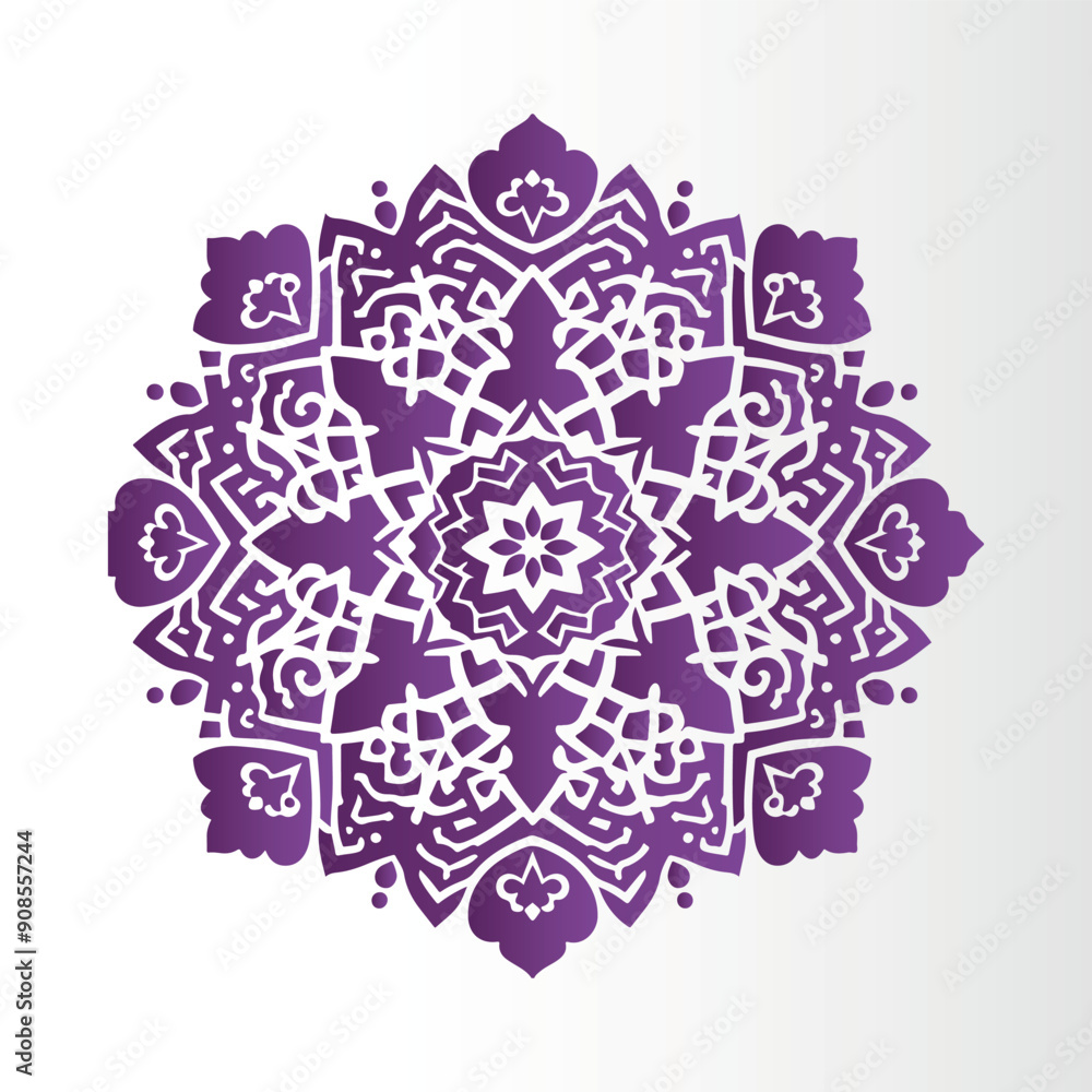 Ornamental mandala pattern Ornamental mandala pattern