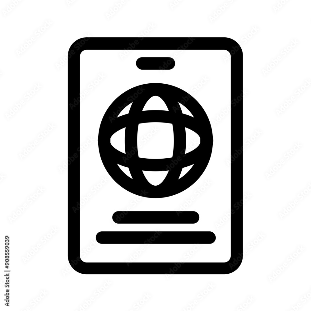 passport icon design passport icon design