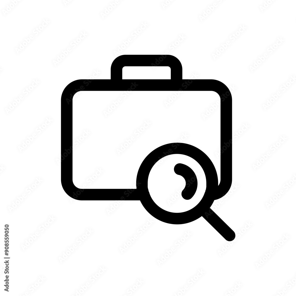 suitcase scanning icon design suitcase scanning icon design