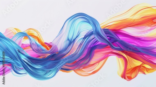 Abstract background with colorful paint splashes. 3d rendering, 3d illustration.