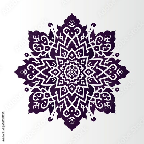 Ornamental mandala pattern