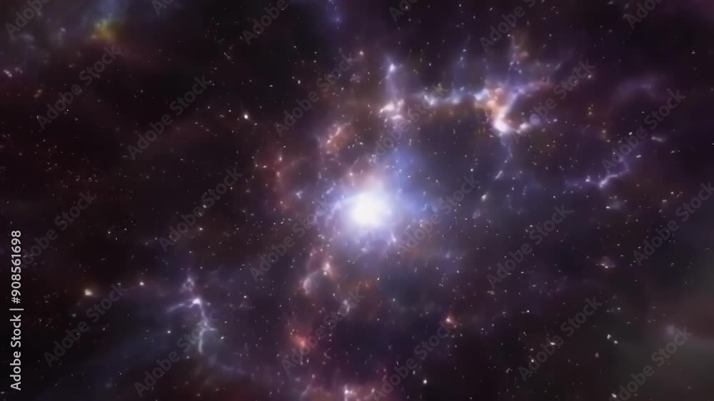 A vibrant nebula in deep space showcasing cosmic clouds, stars, and intense colors, emphasizing the beauty of the universe A vibrant nebula in deep space showcasing cosmic clouds, stars, and intense colors, emphasizing the beauty of the universe