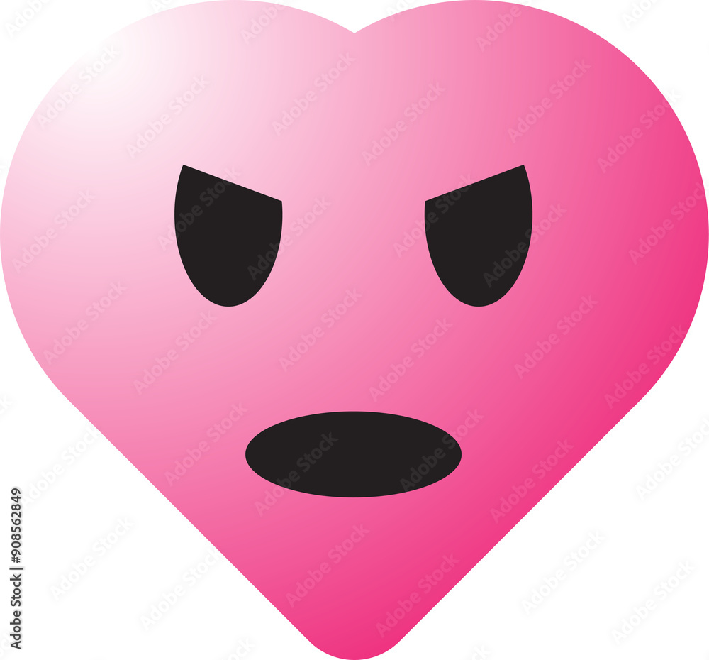 Hearth emotion icons for love or valentine concept Hearth emotion icons for love or valentine concept