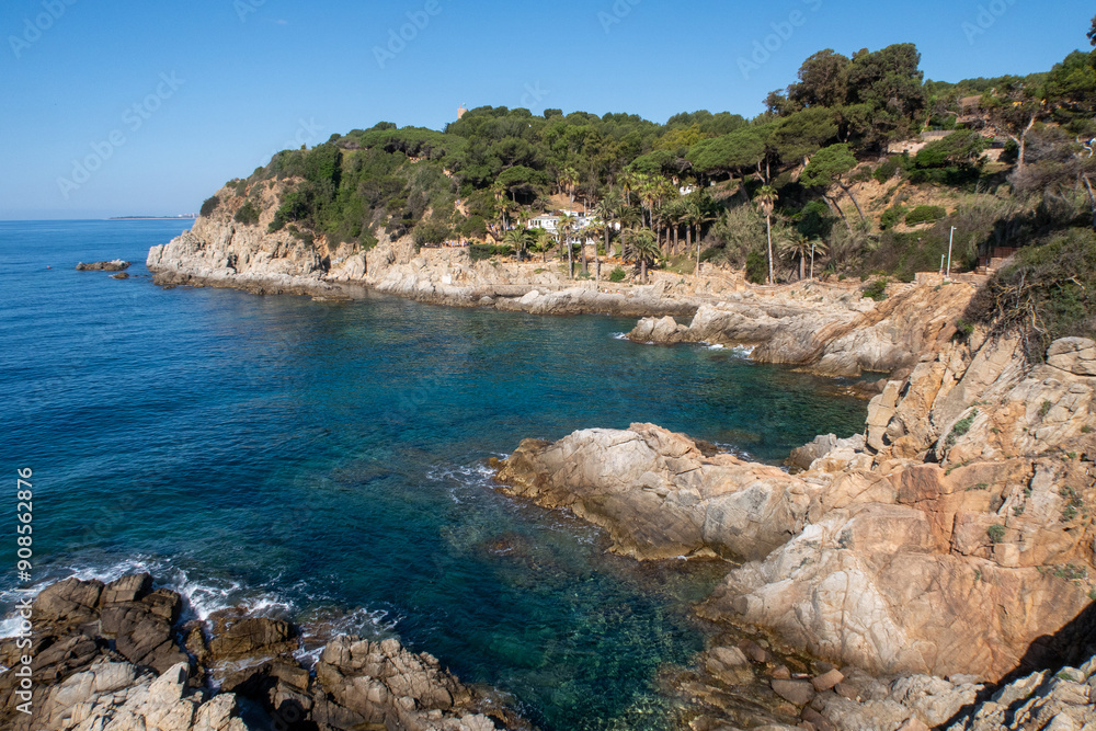 Paysages de Lloret de Mar sur la Costa Brava en Espagne Paysages de Lloret de Mar sur la Costa Brava en Espagne