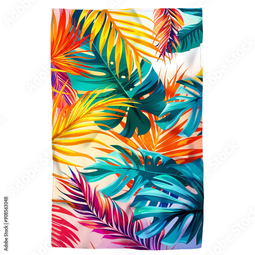 Seamless vector pattern with colorful floral elements for wallpaper, fabric, and decor