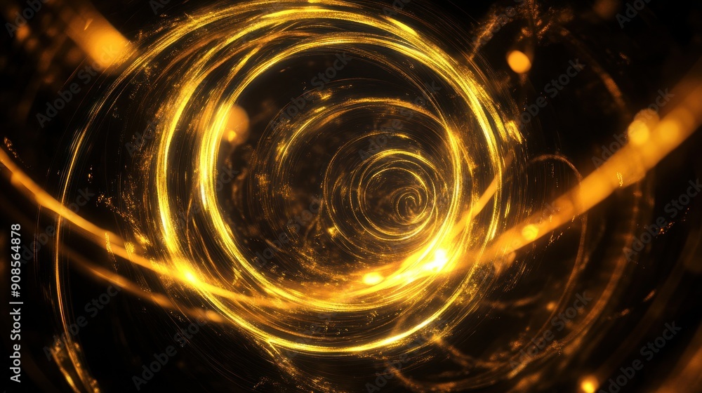Golden Spiral of Light Golden Spiral of Light