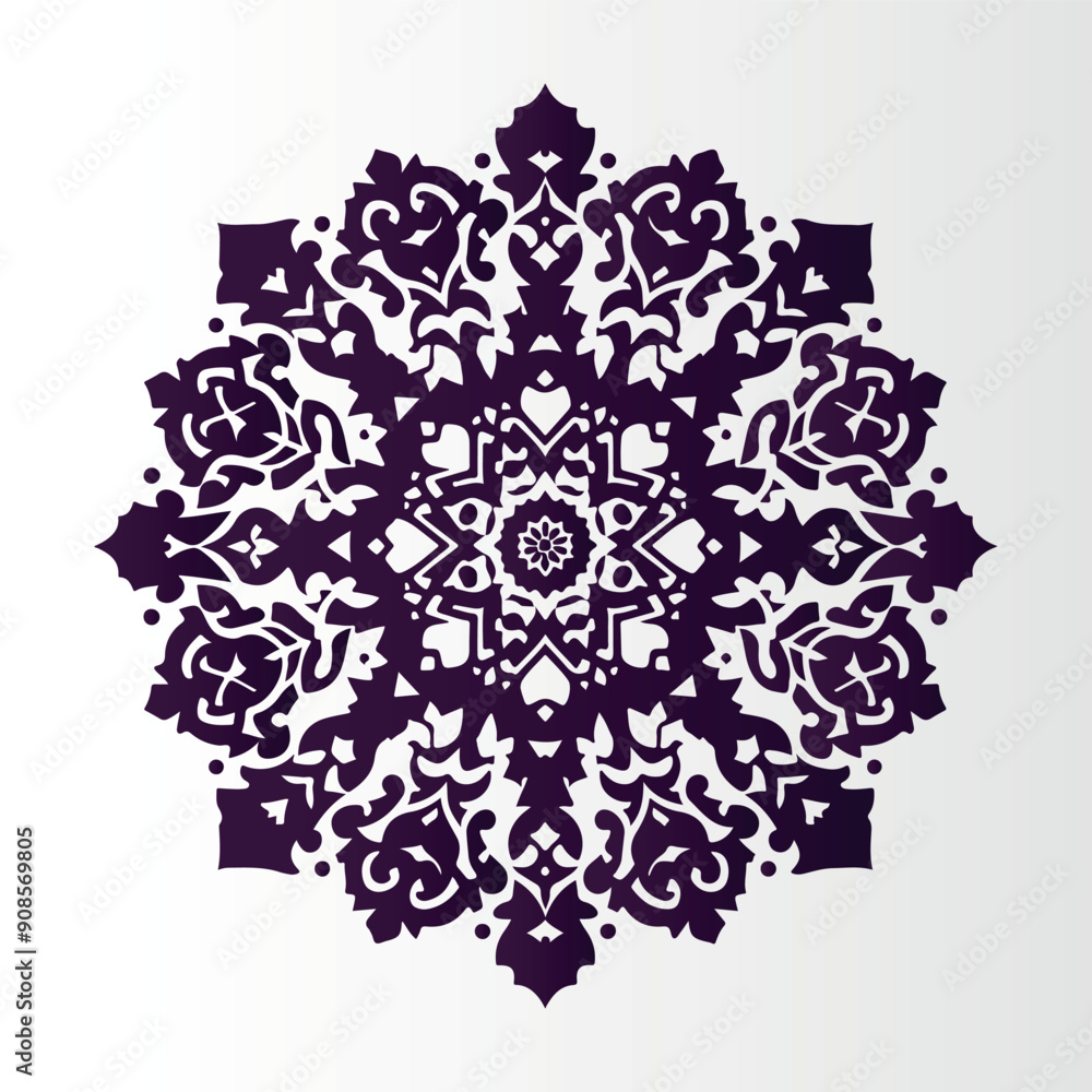Ornamental mandala arabesque floral pattern islamic east style Ornamental mandala arabesque floral pattern islamic east style