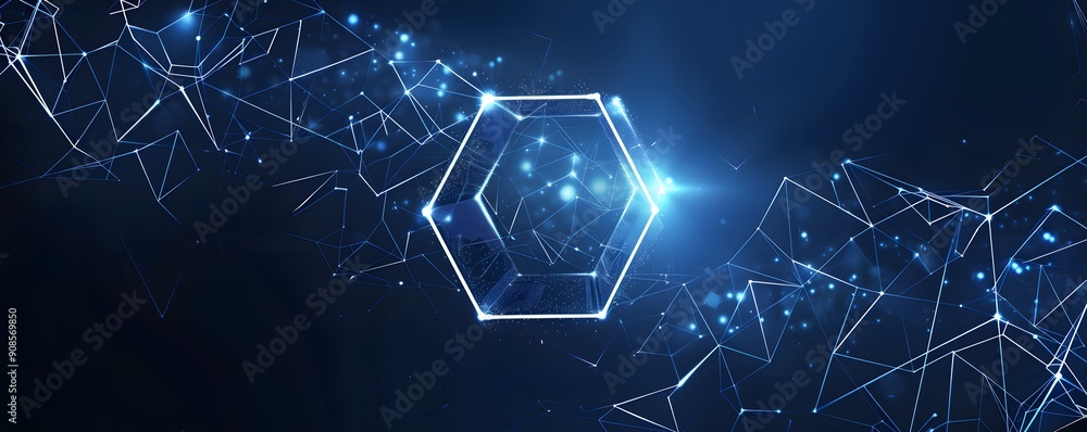 hexagon technology background hexagon technology background