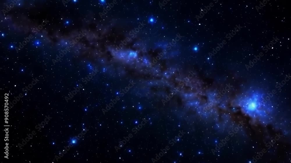 A vast, star filled cosmic scene showcasing the beauty and mystery of the universe with deep blues and glowing stars A vast, star filled cosmic scene showcasing the beauty and mystery of the universe with deep blues and glowing stars