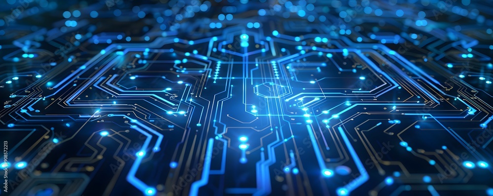 blue circuit background illustration blue circuit background illustration