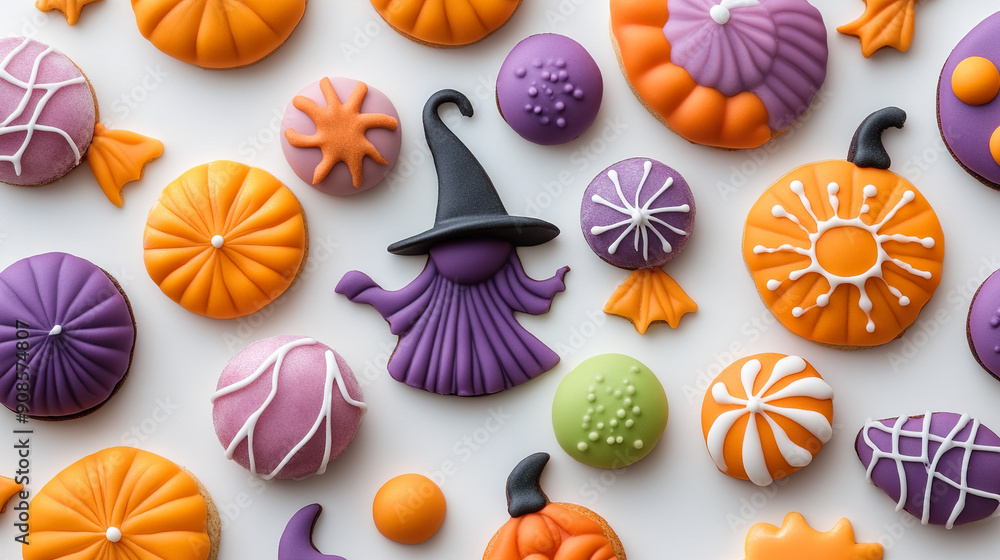 Halloween Witch and Pumpkin Cookies Halloween Witch and Pumpkin Cookies