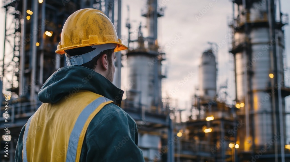 Industrial Worker at Refinery Industrial Worker at Refinery