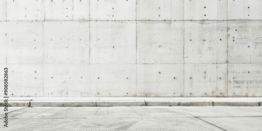 Empty urban street with concrete wall background. Urban photography with copy space. Empty urban street with concrete wall background. Urban photography with copy space.