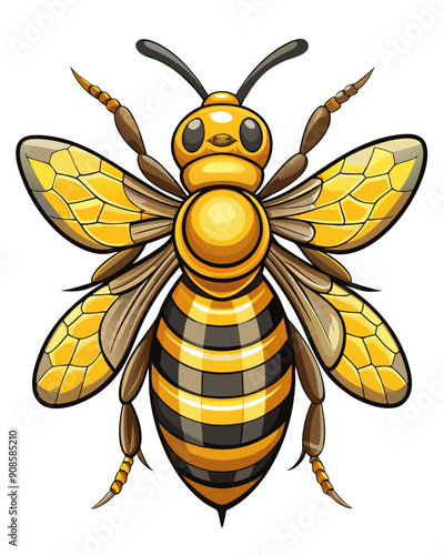 bee vector colorful t-shirt design,bee transparent background printable svg design photo