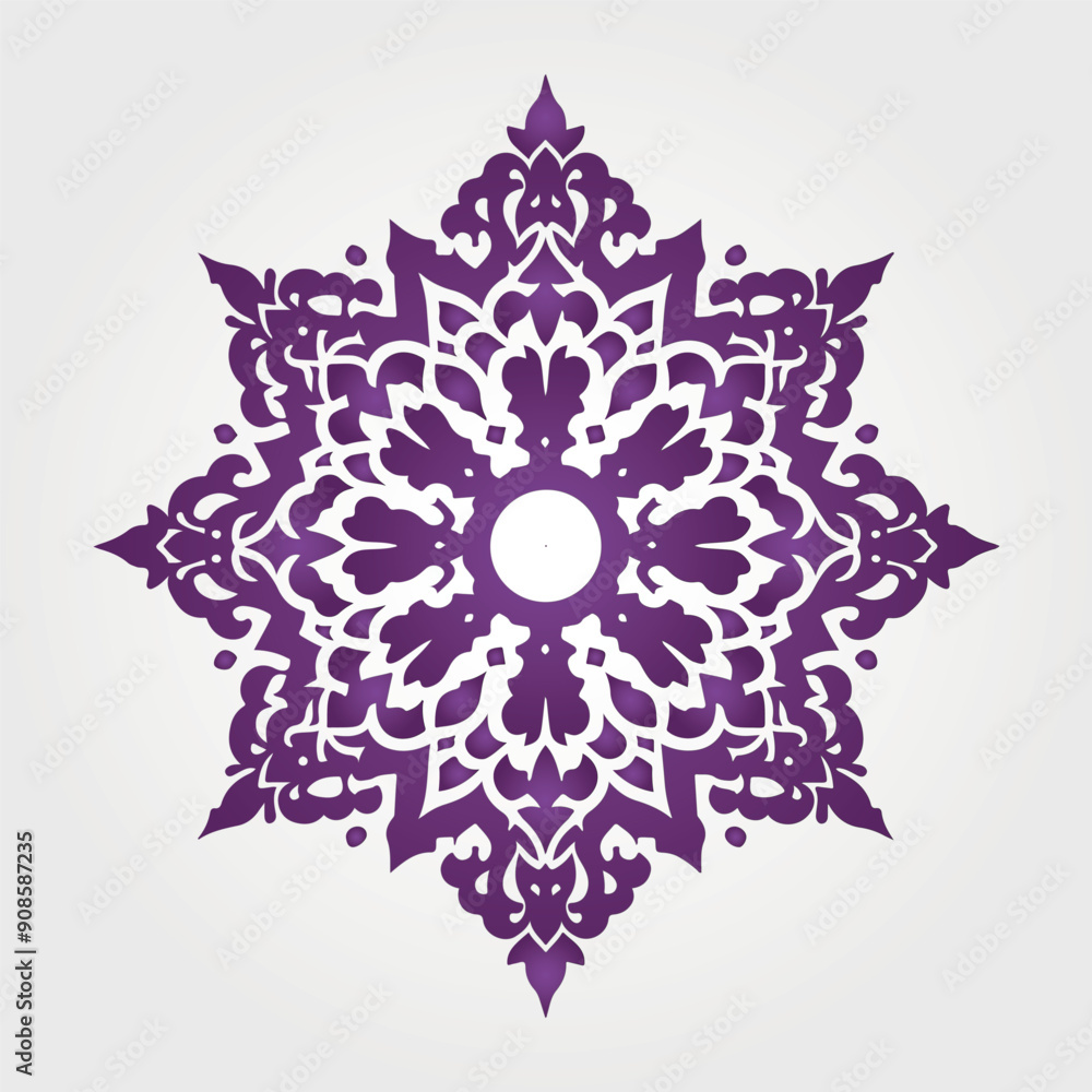 Ornamental mandala arabesque floral pattern islamic east style Ornamental mandala arabesque floral pattern islamic east style