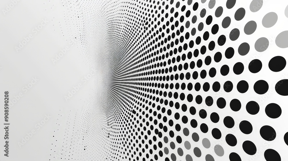 A minimalist dot pattern in shades of gray A minimalist dot pattern in shades of gray