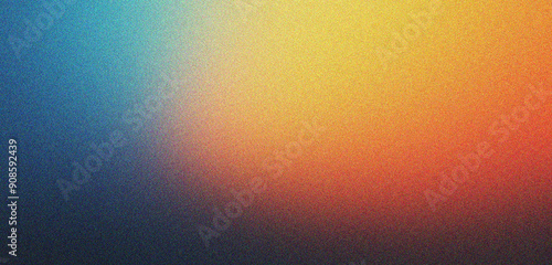 blue and orange gradient background design with grainy noise texture effect, web banner design, product design and social media, Banner poster header design.