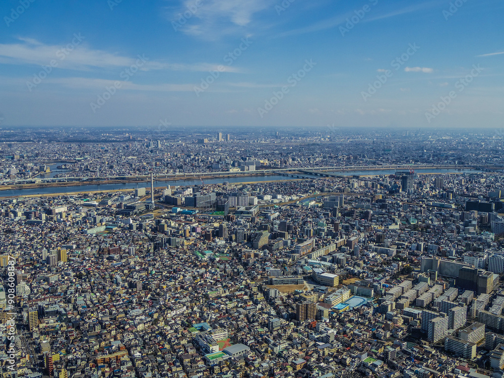 Fototapeta premium 【東京都】東京スカイツリーからの眺望