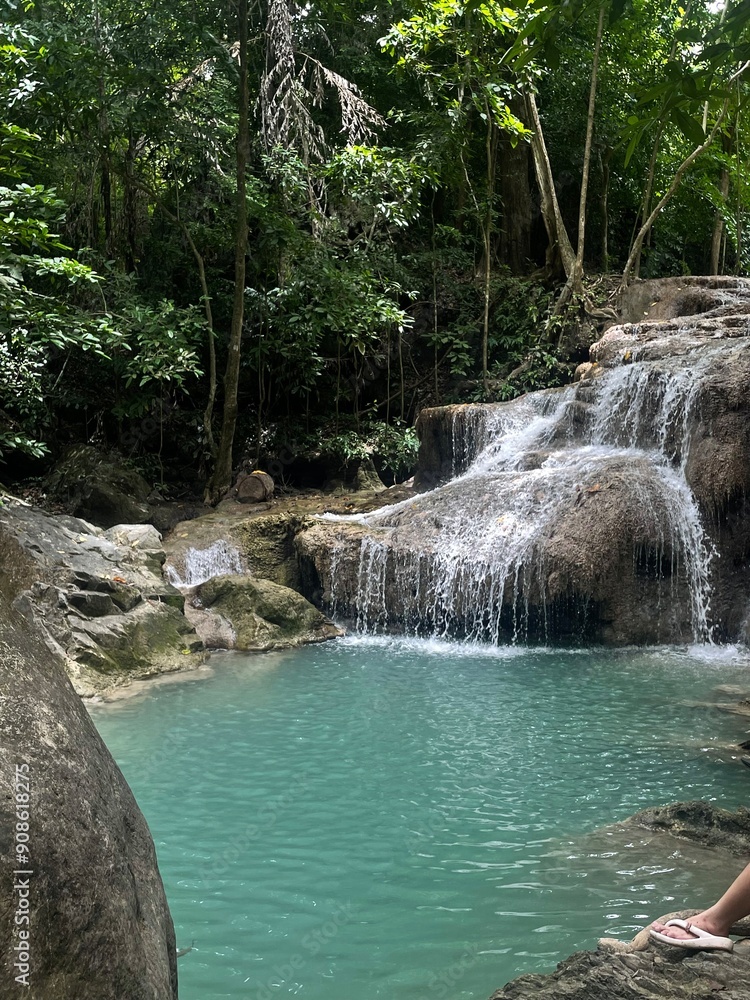 Naklejka premium Waterfall Thailand