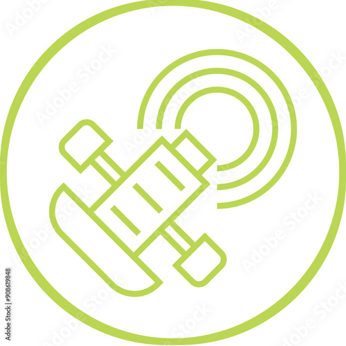 Space Docking Icon Design