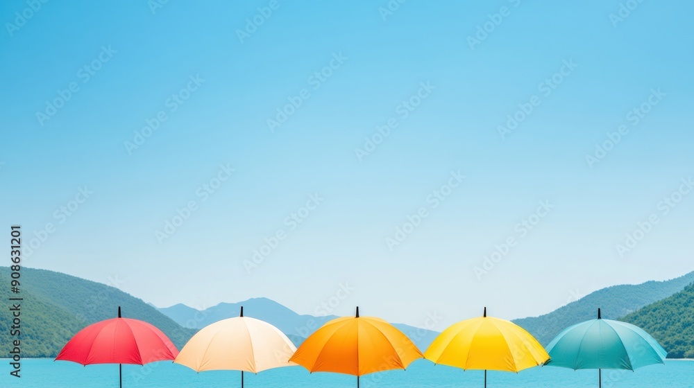 A group of people lounging under umbrellas, taking a break from the sun. A group of people lounging under umbrellas, taking a break from the sun.